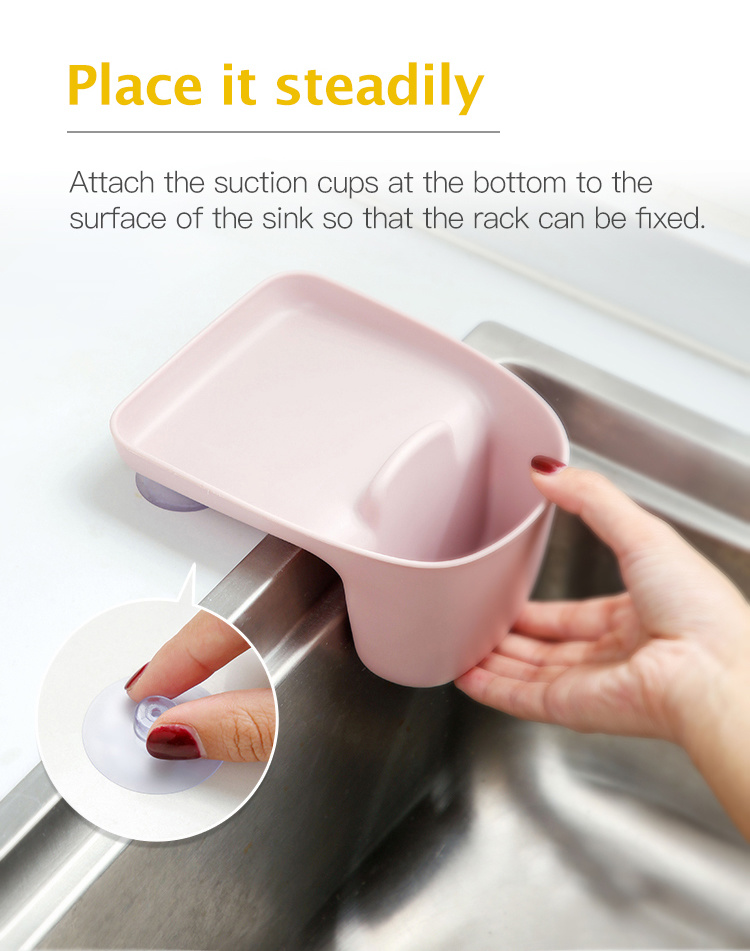 Sink Drain Rack Bathroom Suction-3